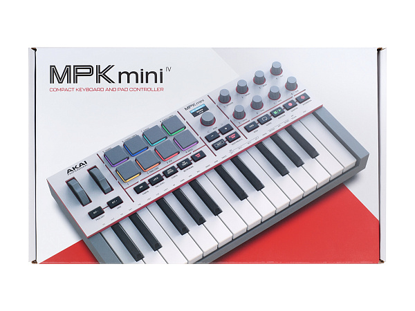 Миди-клавиатура [MPKMINI4W] AKAI [MPK Mini IV White]