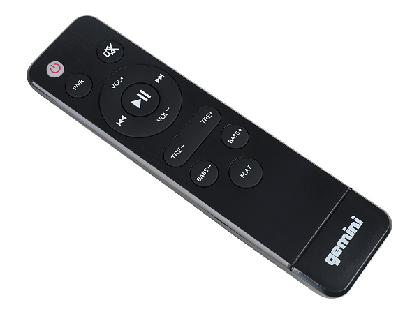Акустическая система Gemini [GHSI-W525BT-PR-BLK] Активная + пассивная АС, 5.25" НЧ + 0.75" ВЧ, мощность RMS/Peak 60/150 Вт, АЧХ 45-20000 Гц, динамики: 5" НЧ, 1" ВЧ, IP44, BT, 3,5 мм AUX вход, 3,5 мм AUX выход, настенные крепления, пульт ДУ, цвет черный