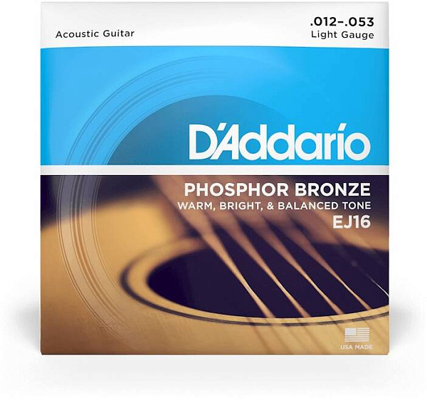 D'ADDARIO EJ16-3D - Струны для акустической гитары