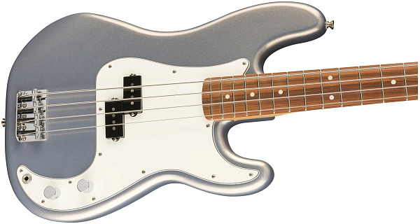 FENDER PLAYER PRECISION BASS®, PAU FERRO FINGERBOARD, SILVER 4-струнная...