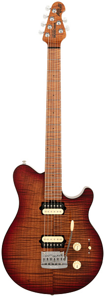 MUSIC MAN H32000 Axis Super Sport Tremolo Roasted Amber Flame - Электрогитара