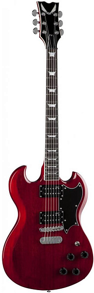 DEAN GS TCH - электрогитара, тип «SG»,22 лада 24 3/4,HH,2V+2T,цв прозр....
