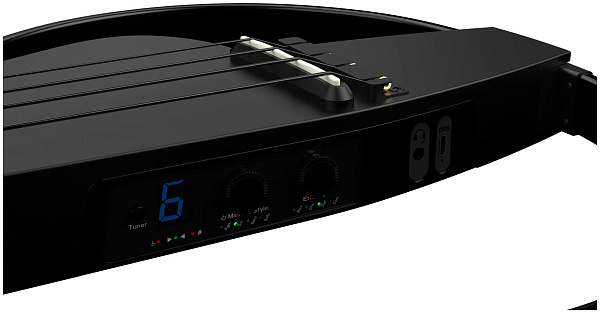 NATASHA NBSG Bass Black - Гитара электроакустическая бас сайлент смарт