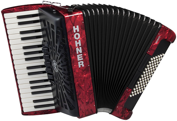 HOHNER Bravo III 72 red - Аккордеон 3/4