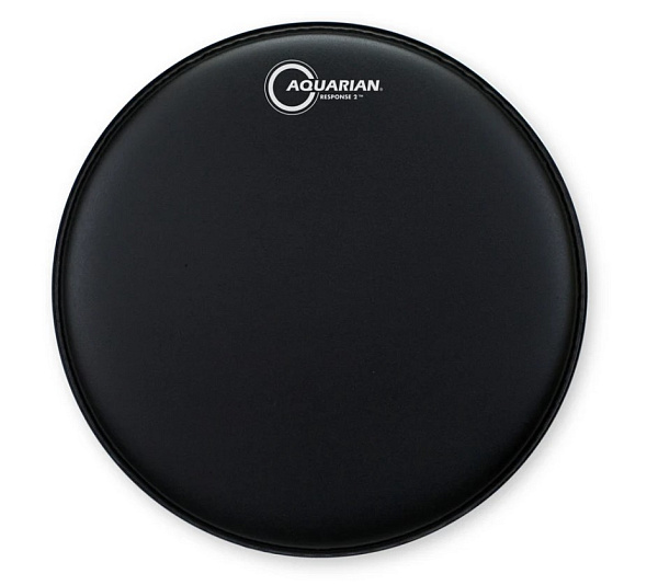 TCRSP2-22BK Response 2 Texture Coated Пластик для бас-барабана 22", черный, Aquarian