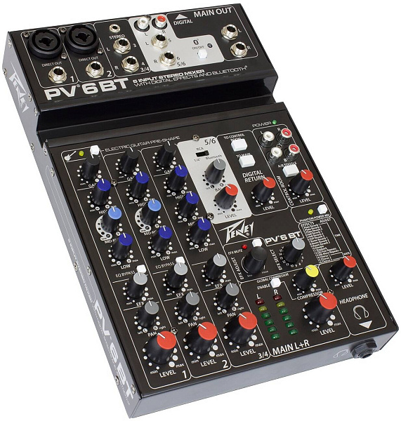 PEAVEY PV 6 BT - Микшерный пульт