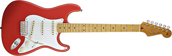 FENDER Classic Series '50s Stratocaster, Maple Fingerboard, Fiesta Red - Электрогитара