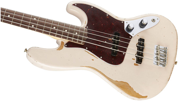 FENDER Flea Jazz Bass RW Roadworn Shell Pink - Бас-гитара