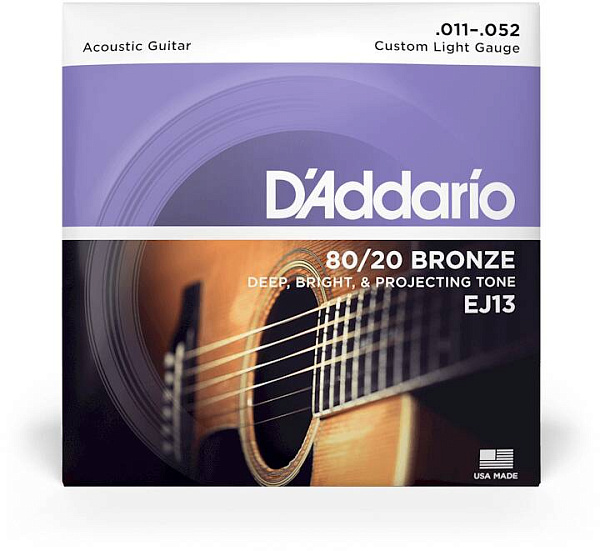 D'ADDARIO EJ13 - Струны для акустической гитары