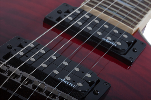 Электрогитара SCHECTER [OMEN EXTREME-6 BB] электрогитара 6-струнная, корпус: красное дерево, топ: стеганый клен, гриф: клен, накладка: палисандр, 24 лада, цвет: Blood Burst (BB)