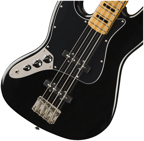 FENDER SQUIER SQ CV 70s JAZZ BASS LH MN BLK 4-струнная бас-гитара (левостороння...