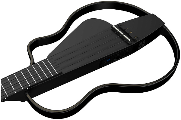NATASHA NBSG Bass Black - Гитара электроакустическая бас сайлент смарт