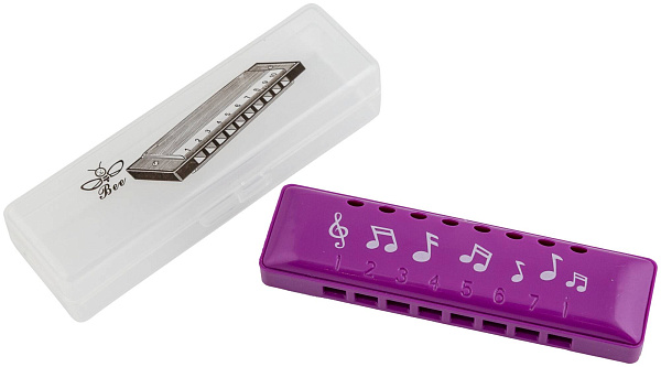 BEE DF8A PURPLE - Губная гармоника детская