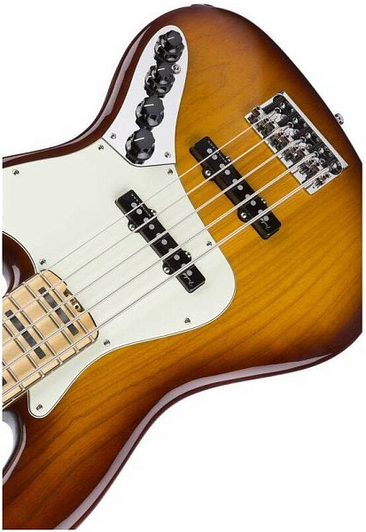 FENDER American Elite Jazz Bass V MN Tobacco Burst - Бас-гитара 5 струн
