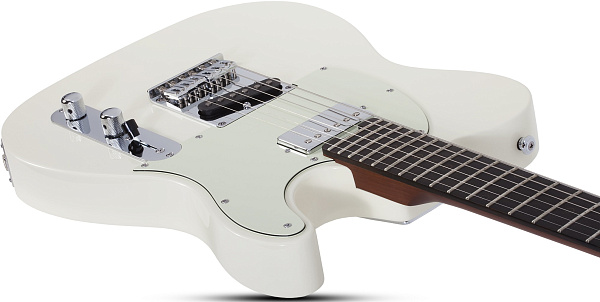 Электрогитара SCHECTER [NICK JOHNSTON PT A.SNOW] электрогитара 6-струнная, корпус: ольха, гриф: запеченый клен, накладка: черное дерево, 22 лада, цвет: Atomic Snow