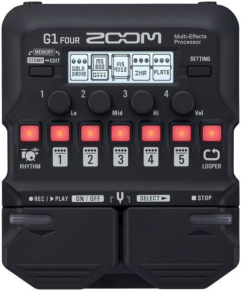 ZOOM G1 FOUR гитарный процессор мультиэффектов