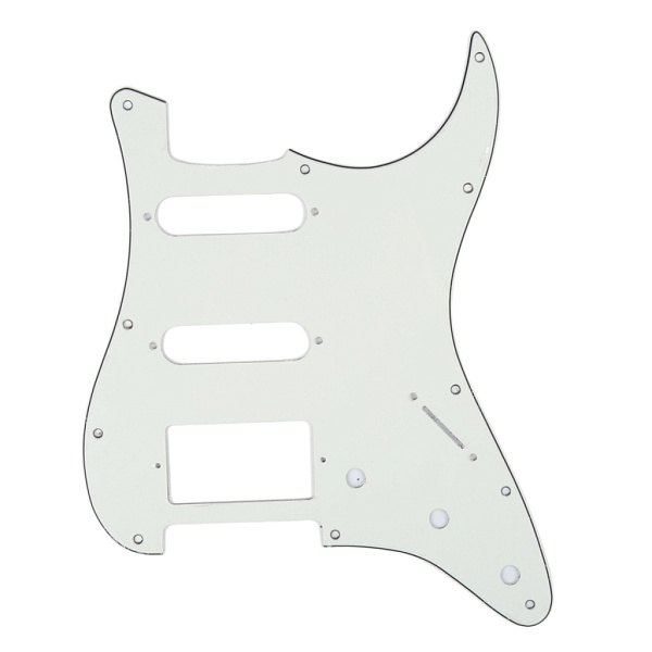 MX0312 Пикгард для электрогитары Fender Stratocaster, 3 слоя, белая, Musiclily