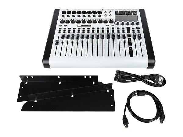 Микшер Intrend [ITMIX-D8-4] цифровой, 12 входов (8 аналоговых, 1 стерео, 2 USB), 2 группы, Bluetooth, USB MP3 плеер,
