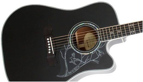 EPIPHONE Dave Navarro "Jane" Ebony - Гитара электроакустическая