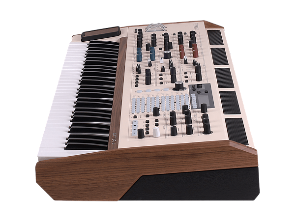Синтезатор [551002] Arturia [PolyBrute 12] 12 голосная полифония, 61 клавиша, полифоническая клавиатура нового поколения с технологией MPE, 2x аналоговых VCO, 32-шаговый арпеджиатор, 64-шаговый секвенсор, 3D-контроллер Morphee