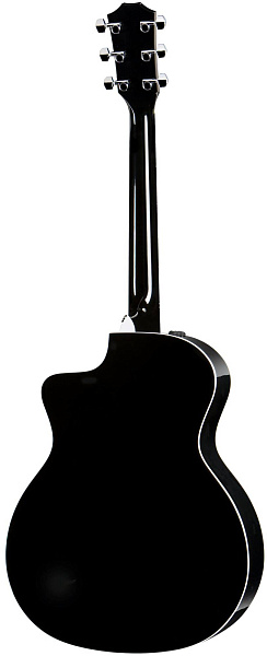 TAYLOR 214CE-BLK DLX электроакустическая гитара, цвет чёрный, в комплекте...