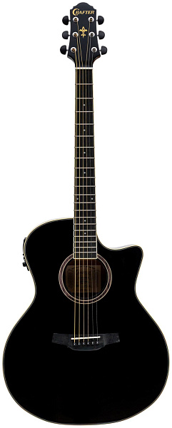 CRAFTER HG-250 CE/BK - Гитара электроакустическая шестиструнная
