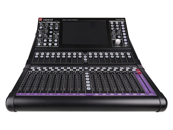 Микшер Intrend [ITMIX-D16] цифровой, 48 каналов, 16 аналоговых входов, поддержка 2х блоков расширения входов/выходов ITMIX-DEX-168