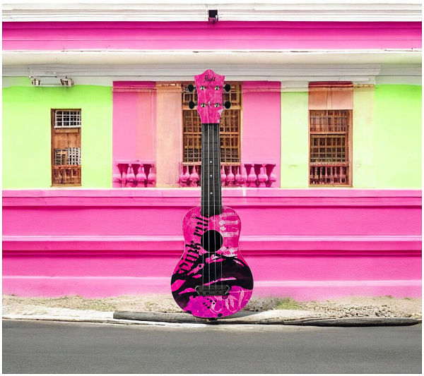 FLIGHT ULTRA S-40 Pink Rules - Укулеле сопрано