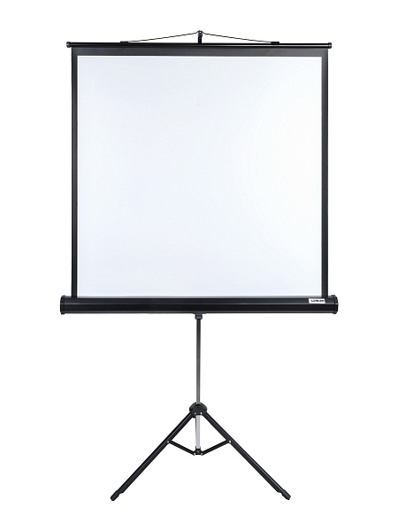 [LMV-100109] Экран на штативе Lumien [Master View] 203x203 см (109") Matte White FiberGlass черн. кайма по периметру, устойчивый штатив 1:1