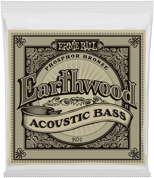 ERNIE BALL 2070 Earthwood Phosphor Bronze 45-95 - Струны для бас-гитары акустической