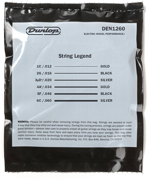 DUNLOP EG-NKL 12/60-6/SET - Струны