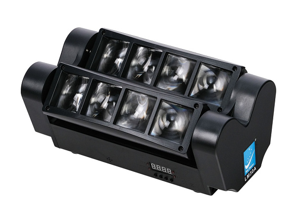 LM30A Моторизированный мини-прожектор смены цвета (колорчэнджер), RGBW, LED 8x3Вт, Big Dipper
