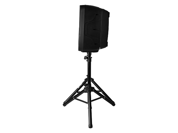 Акустическая система Gemini [ES-210MXBLU-ST] Комплект: 2х АС 10"НЧ/1"ВЧ, микшер с усилителем 150 Вт RMS, входы: 4x XLR Mic, 6x 1/4" TRS Line, 2x RCA, 1/8” TRS, выходы: 2x 1/4" TRS, 2x RCA, 1/8” TRS Headphones, 2х стойки, микрофон, кабели