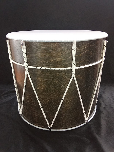 MZ-B11-LewKL Барабан кавказский 11", лак эбеновое дерево, с чехлом, MEZZO
