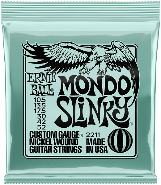 ERNIE BALL 2211 Nickel Wound Slinky Mondo 10.5-52 - Струны для электрогитары