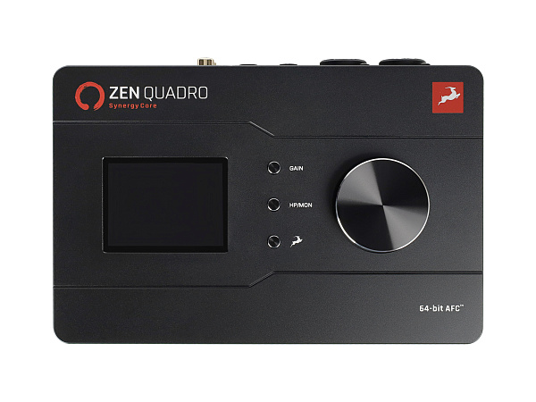 Аудиоинтерфейс Antelope Audio [Zen Quadro Synergy Core] 24 бит/192 кГц, 14x10, Отношение сигнал/шум: 110 дБ, ADAT для расширения входов/выходов, конвертеры с коэффициентом усиления до 130 дБ, два микрофонных предусилителя с 65 дБ усиления