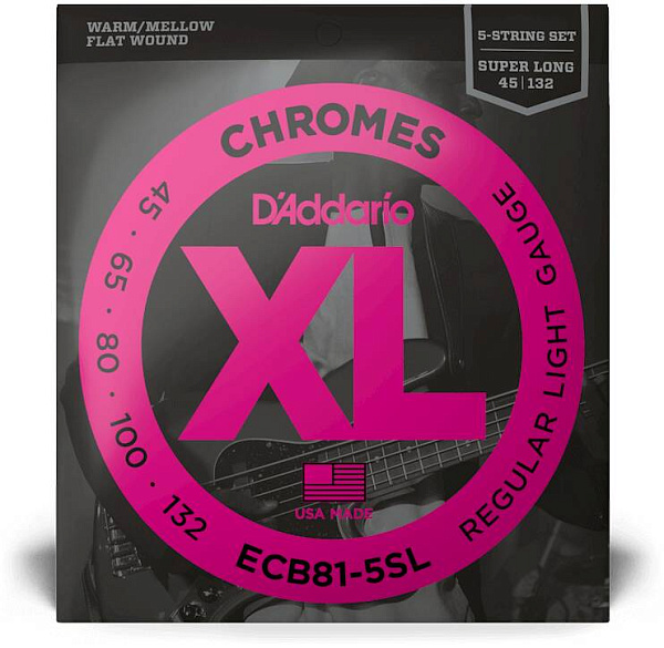 D'ADDARIO ECB 81-5SL - Струны для бас-гитары 5 струнной