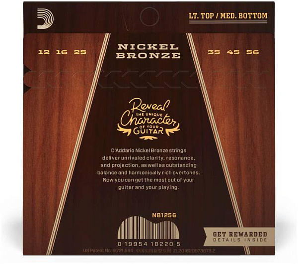 D'ADDARIO NB1256 - Струны для акустической гитары