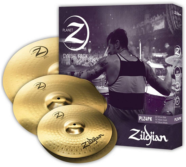 ZILDJIAN Planet Z 4 Pack Box Set PLZ4PK - Комплект тарелок