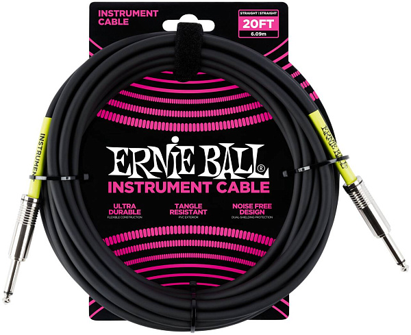 ERNIE BALL 6046, 6м - Инструментальный кабель 