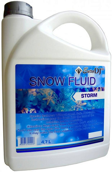 EURO DJ Snow Fluid STORM, 4,7L - Жидкость генератора снега