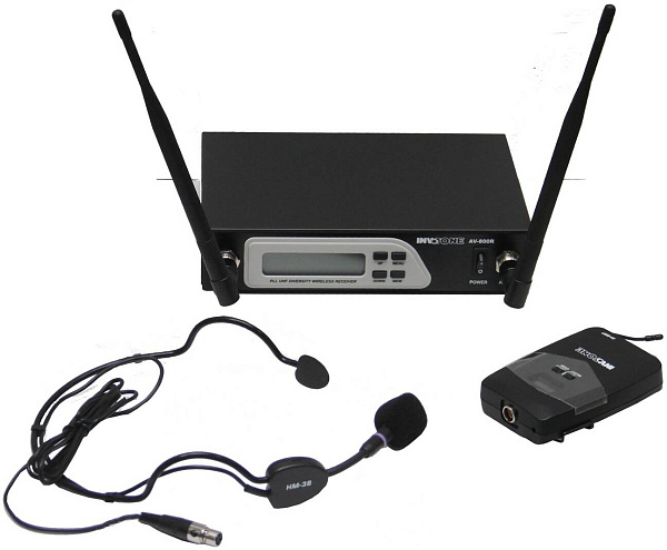 INVOTONE AV-800HS - двухантенная головная радиосистема UHF 710-726 МГц,...