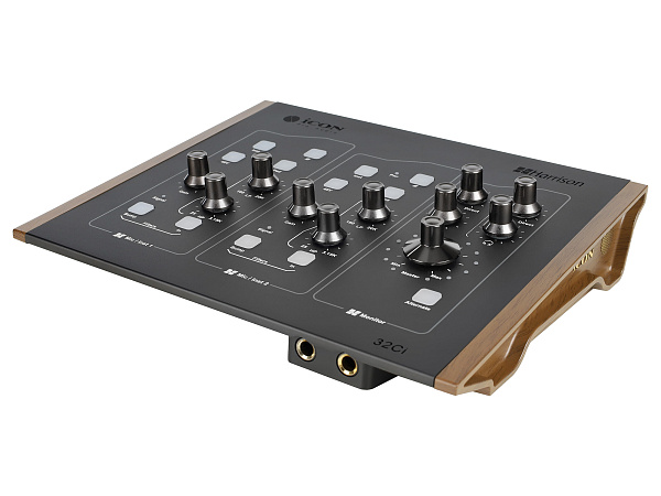 Аудиоинтерфейс USB [110313A3001] Icon [Harrison 32Ci] предусилитель микрофонный с USB аудио интерейсом, АЦП/ЦАП: 24 бит/192 кГц, 20-20000 Гц, 125 дБ, S/N: -125 дБ, 2xCombo XLR/TRS, 2x1/4" TRS/ 4x1/4" TRS, MIDI, ADAT Toslink, USB-C