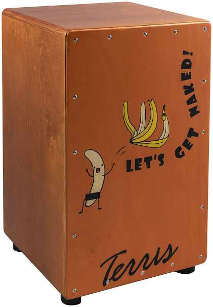 TERRIS Exclusive BANANA - Кахон с подструнником