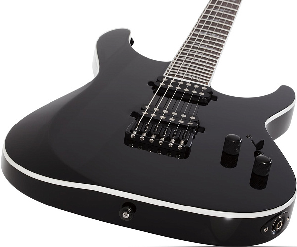 Электрогитара SCHECTER [REAPER-6 CUSTOM G.BLK] электрогитара 6-струнная, корпус: красное дерево, гриф: венге, накладка: черное дерево, 24 лада, цвет: Gloss Black