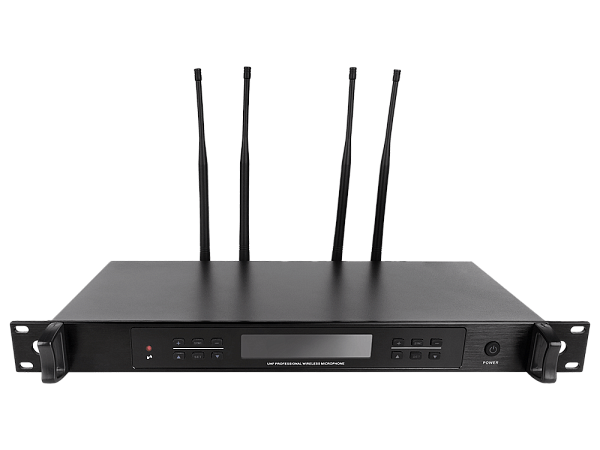 Микрофонная радиосистема Axelvox [DWS7000HT (TD Bundle)] UHF 710-726 MHz, True Diversity, 2 x 32 канала, LCD дисплей, 2х ИК порт, 2 ручных микрофона, 2 силиконовых кольца.