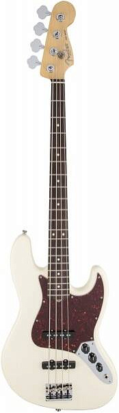 FENDER AMERICAN STANDARD JAZZ BASS 2012 RW OLYMPIC WHITE - Бас-гитара