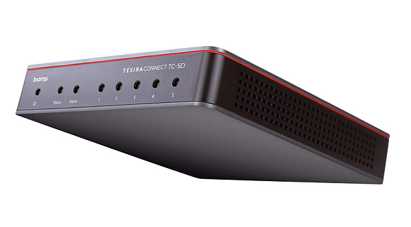Сетевой коммутатор BIAMP [TesiraCONNECT TC-5D] AVB, Dante, PoE+ (4 порта), 5 портов RJ-45 100мб/1гб, RSTP; SageVue. ПО Tesira. Крепление опционально.