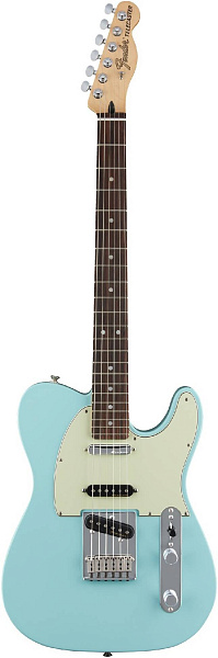 FENDER DELUXE NASHVILLE TELE PF Daphne Blue - Электрогитара