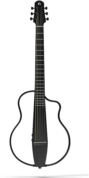 NATASHA NBSG Steel Black - Гитара электроакустическая сайлент смарт